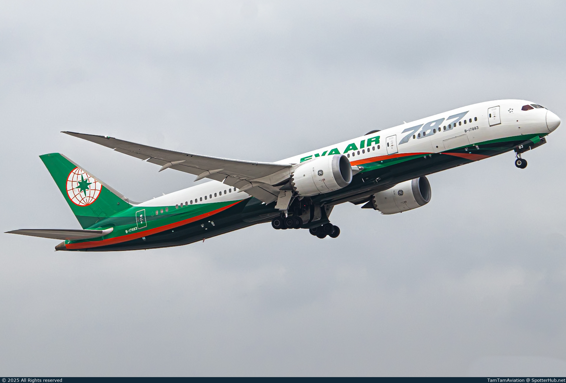 Photo of B-17883 - Boeing 787-9 Dreamliner operated by EVA Air