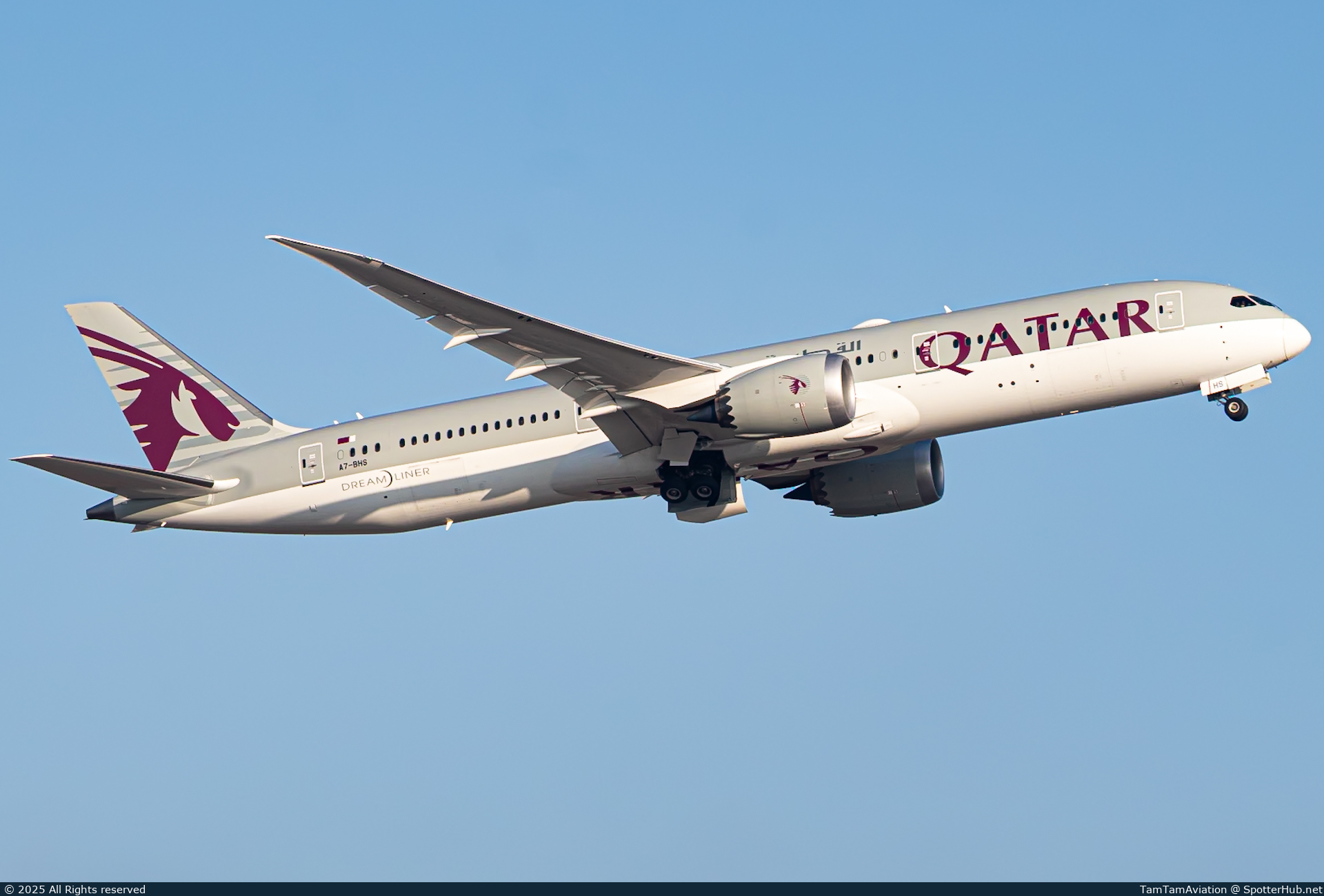 Photo of A7-BHS - Boeing 787-9 Dreamliner operated by Qatar Airways