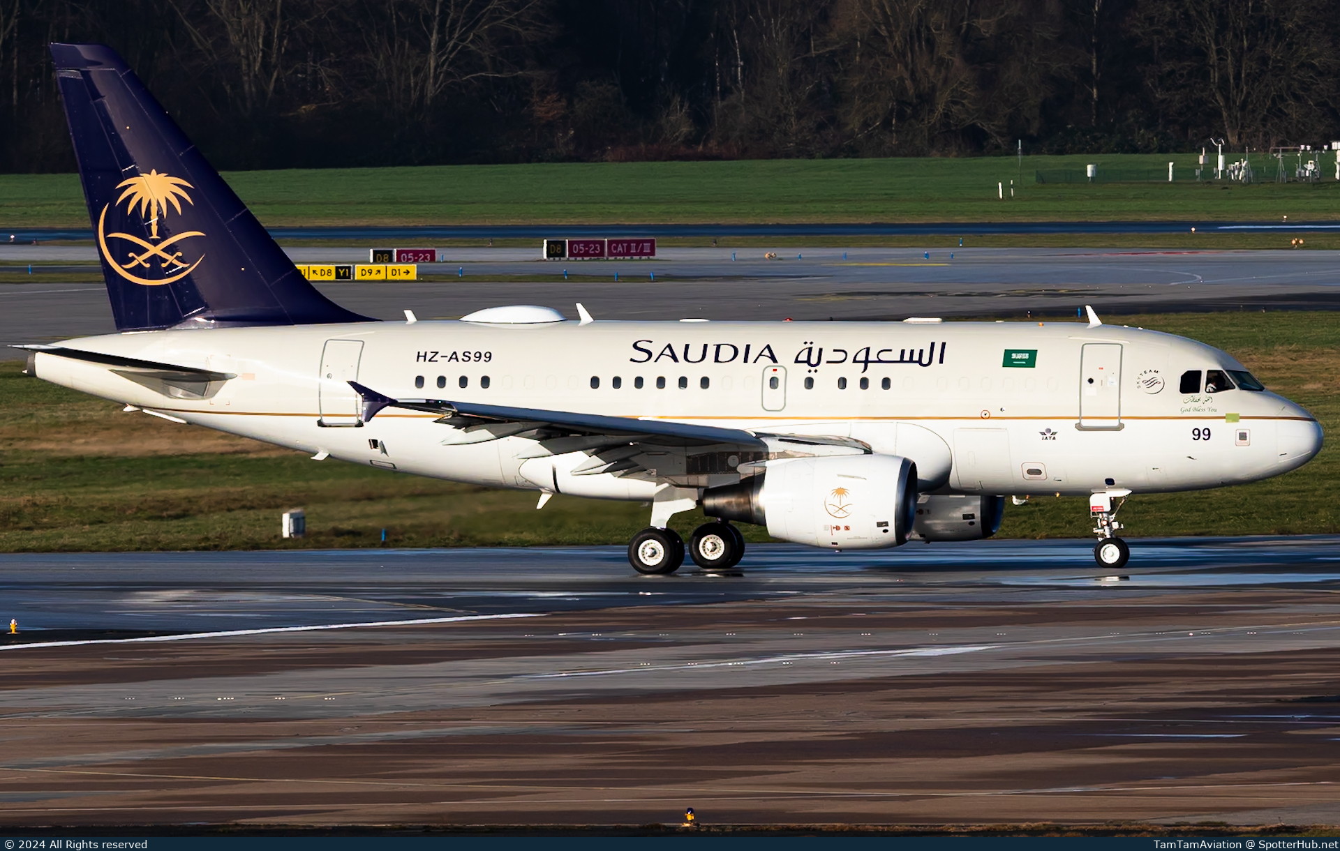 Photo of HZ-AS99 - Airbus A318-112(CJ) Elite operated by Saudi Royal Flight