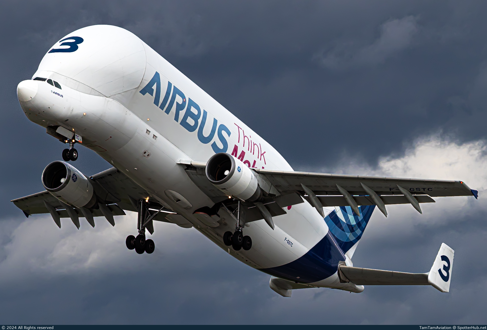 Photo of F-GSTC - Airbus A300-608ST Beluga operated by Airbus Transport International