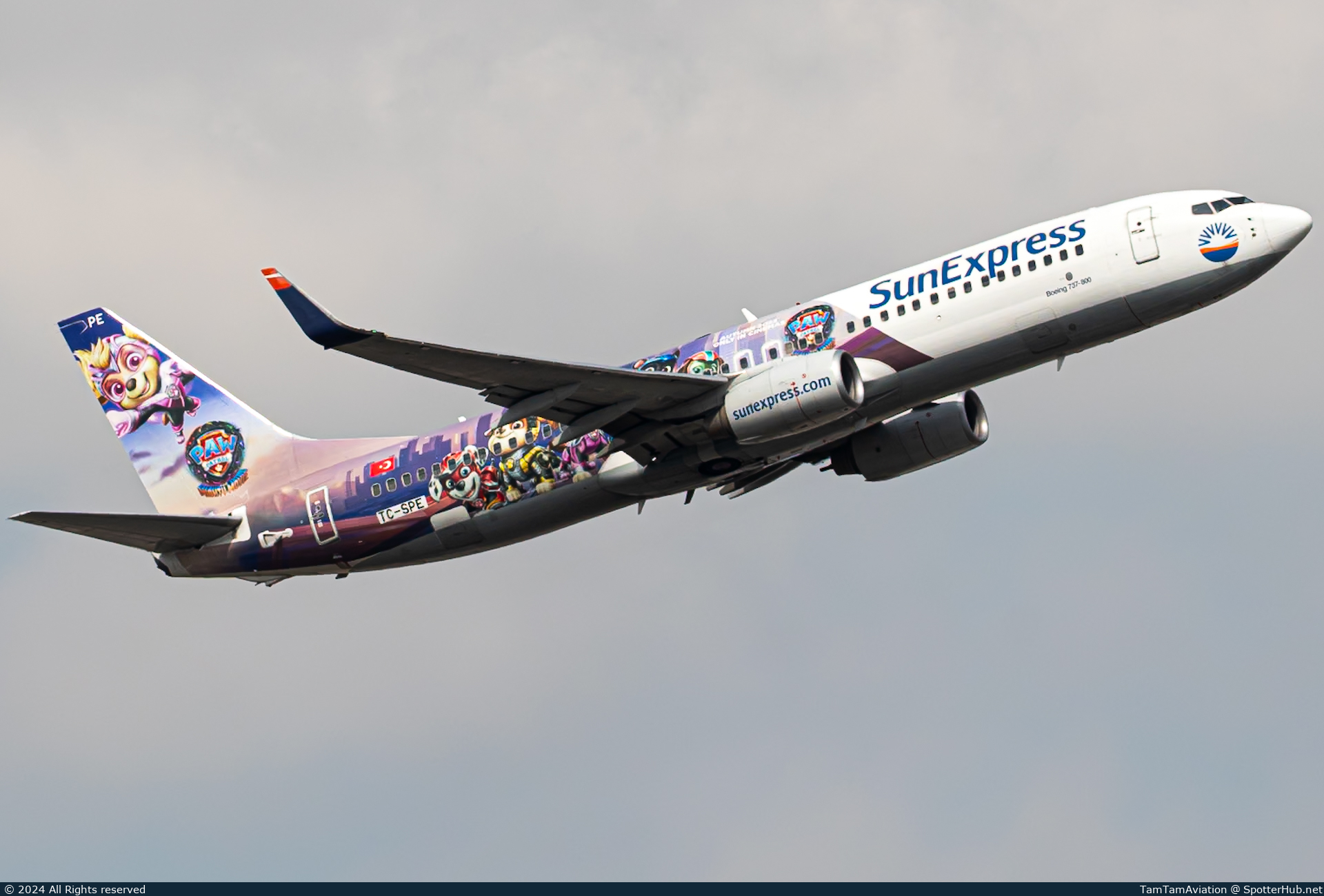 Photo of TC-SPE - Boeing 737-8HC operated by SunExpress
