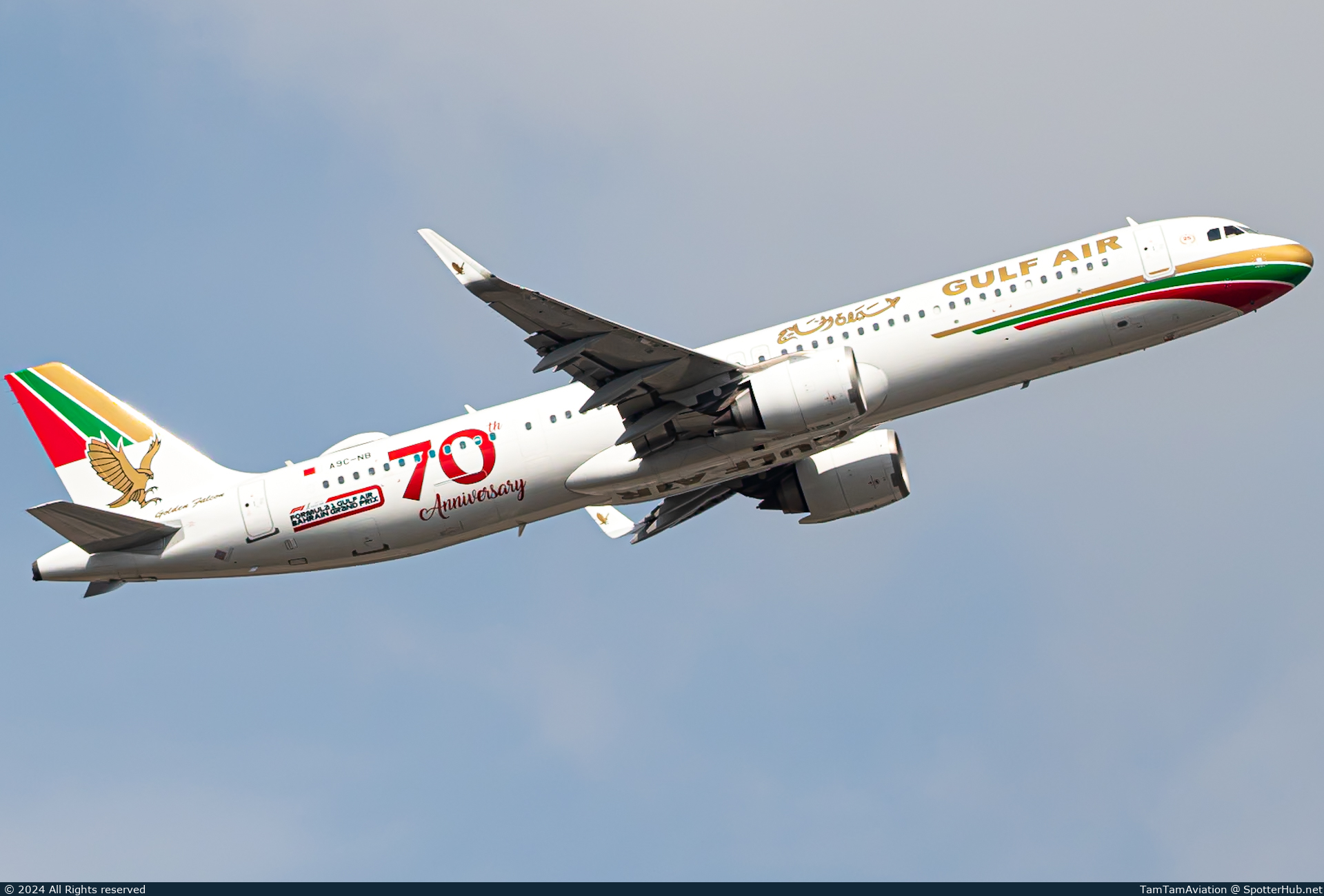 Photo of A9C-NB - Airbus A321-253NX operated by Gulf Air