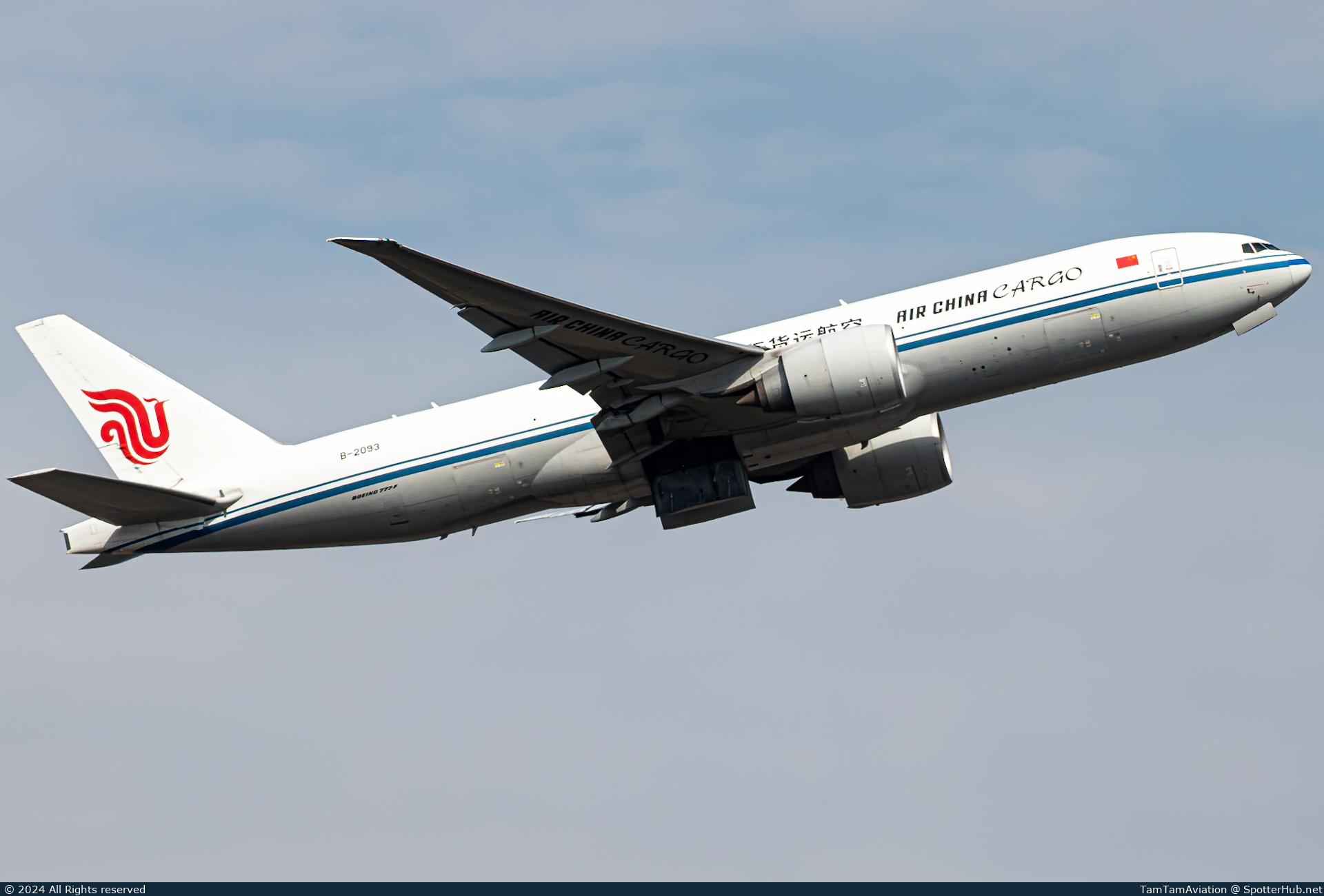 Photo of B-2093 - Boeing 777-FFT operated by Air China Cargo