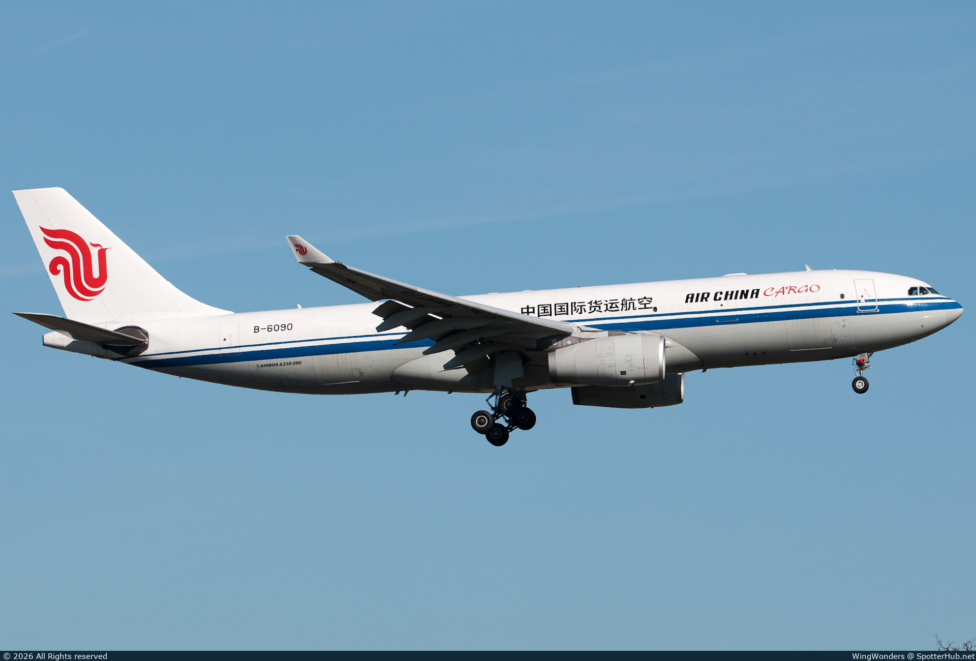 Photo of B-6090 - Airbus A330-243(P2F) operated by Air China Cargo