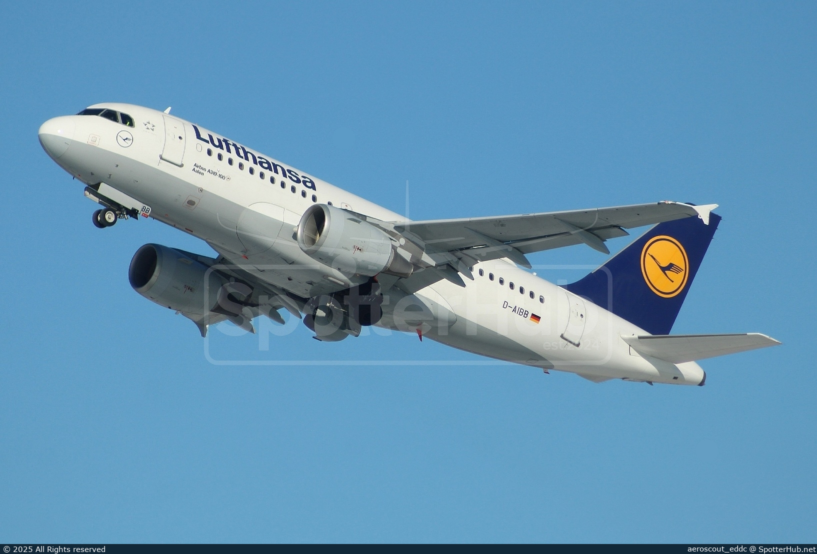 Photo of D-AIBB - Airbus A319-112 operated by Lufthansa