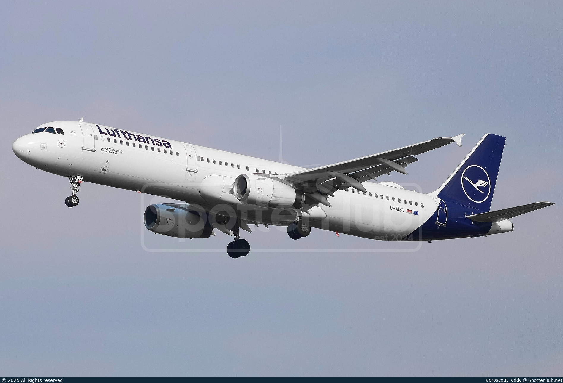Photo of D-AISV - Airbus A321-231 operated by Lufthansa