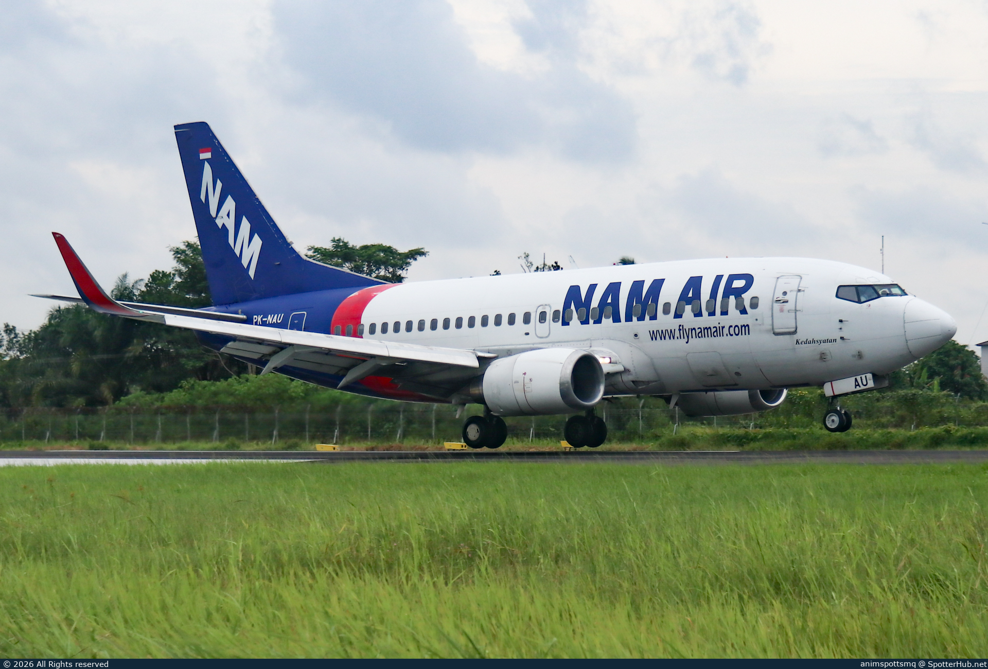 Photo of PK-NAU - Boeing 737-524 operated by NAM Air