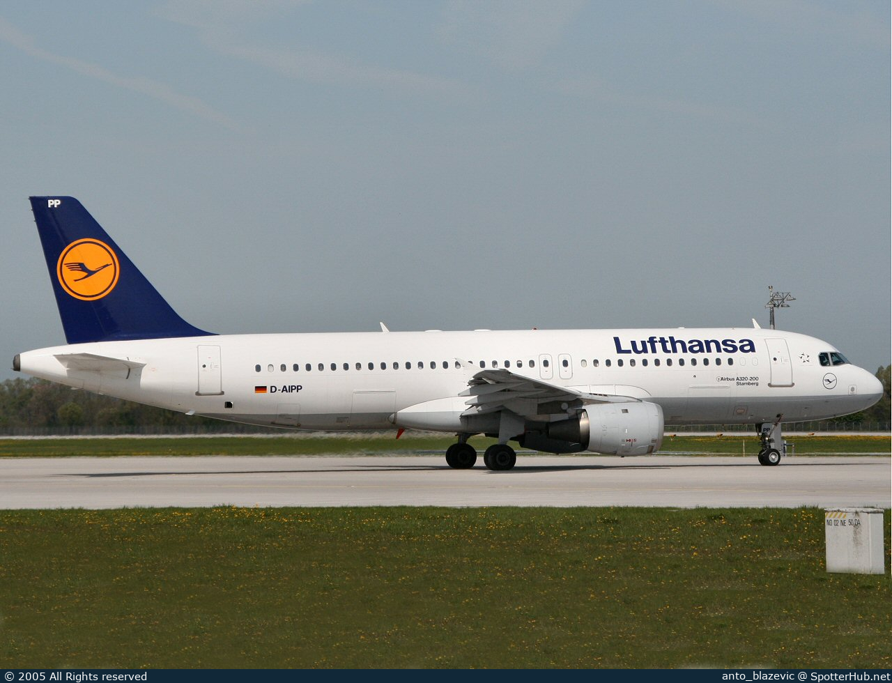 Photo of D-AIPP - Airbus A320-211 operated by Lufthansa