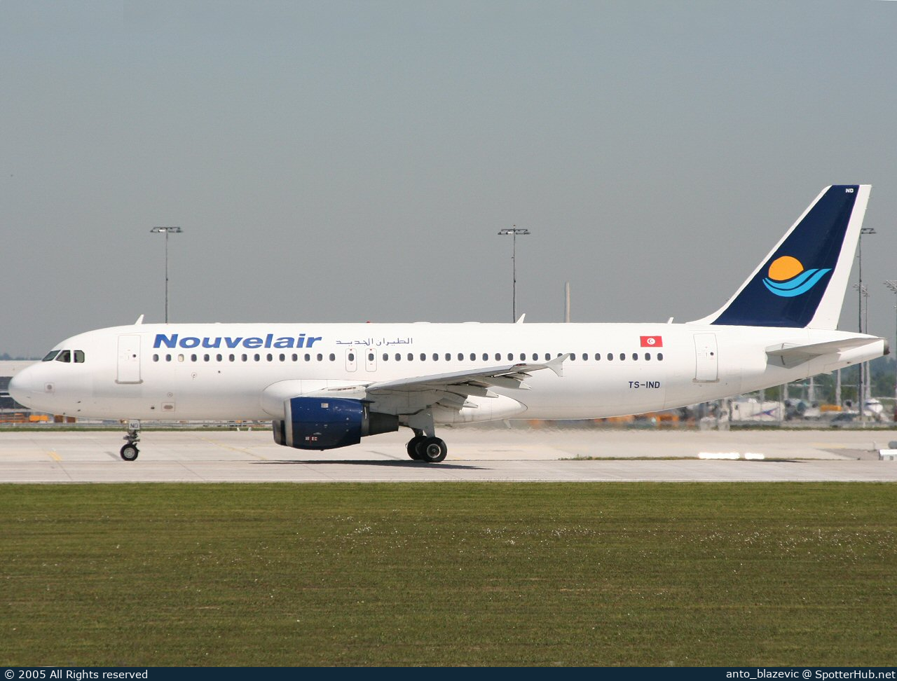 Photo of TS-IND - Airbus A320-214 operated by Nouvelair