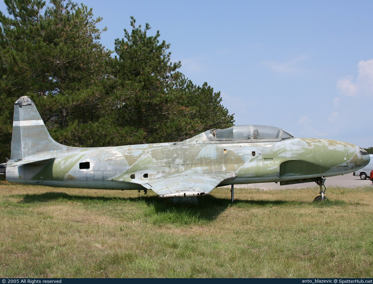 Photo of 10252 - Lockheed TV-2 Shooting Star operated by Yugoslav Air Force