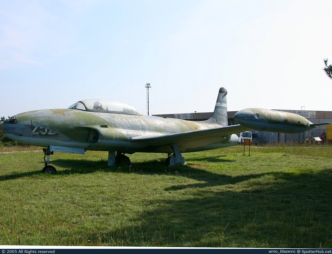 Photo of 10252 - Lockheed TV-2 Shooting Star operated by Yugoslav Air Force