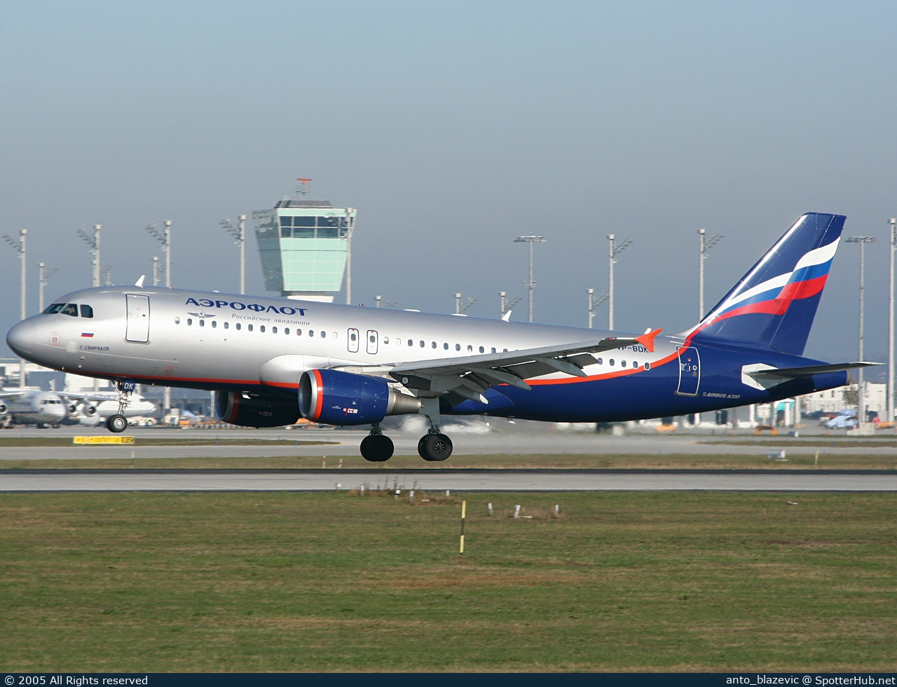 Photo of VP-BDK - Airbus A320-214 operated by Aeroflot