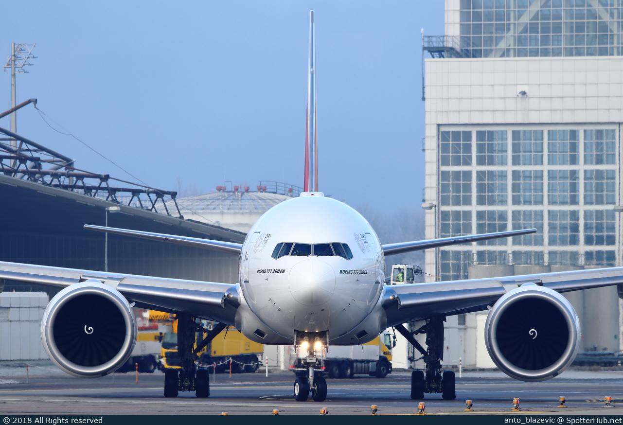 Photo of A6-EQA - Boeing 777-31H(ER) operated by Emirates