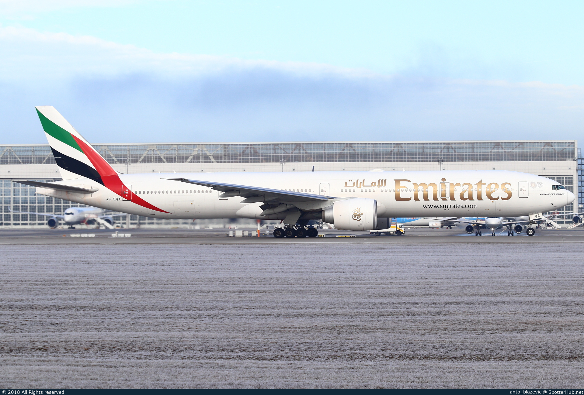 Photo of A6-EQA - Boeing 777-31H(ER) operated by Emirates