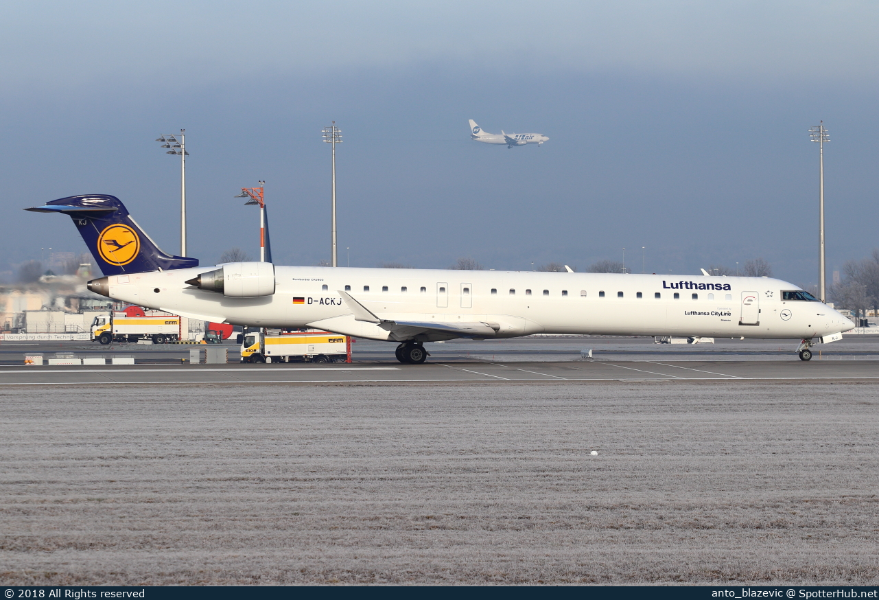 Photo of D-ACKJ - Bombardier CRJ-900LR operated by Lufthansa CityLine