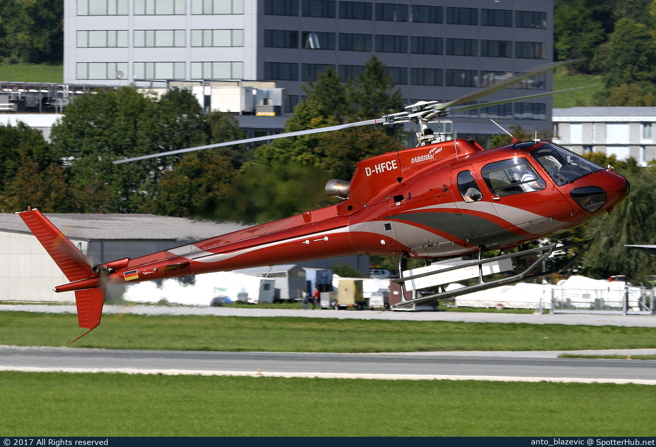 Photo of D-HFCE - Aérospatiale AS350B2 Écureuil operated by Aeroheli International