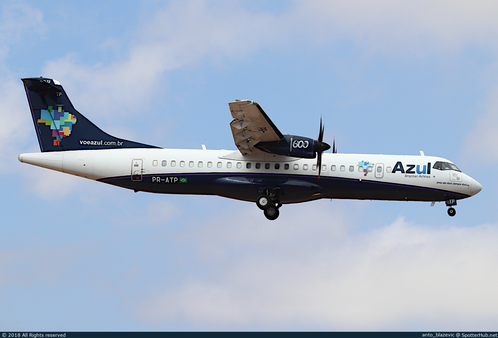 Photo of PR-ATP - ATR 72-600 operated by Azul