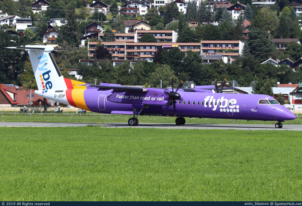 Photo of G-JEDP - Bombardier DHC-8-402 Dash 8 Q400 operated by flybe