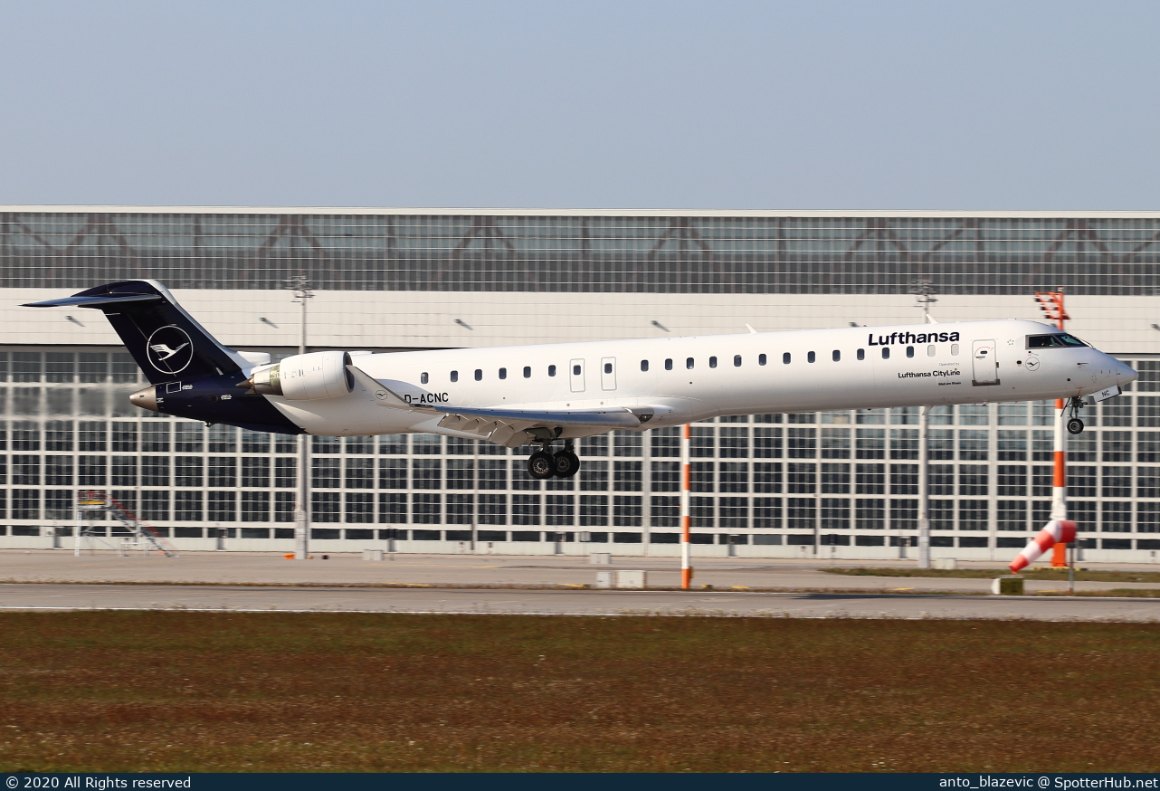 Photo of D-ACNC - Bombardier CRJ-900LR operated by Lufthansa CityLine