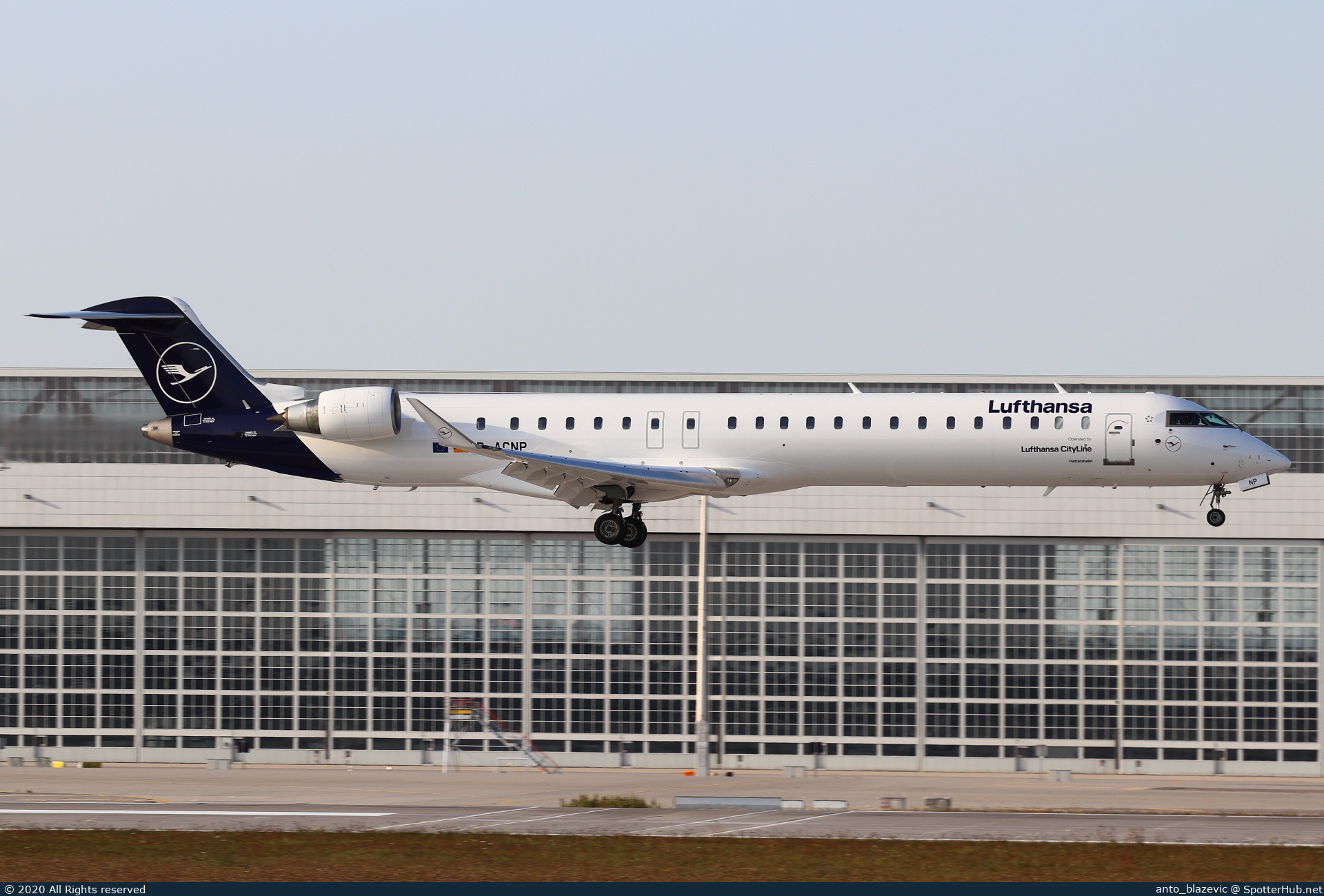 Photo of D-ACNP - Bombardier CRJ-900LR operated by Lufthansa CityLine