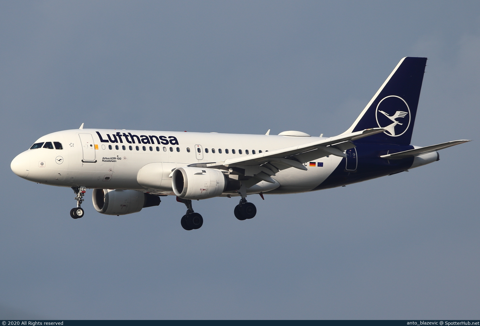 Photo of D-AILC - Airbus A319-114 operated by Lufthansa