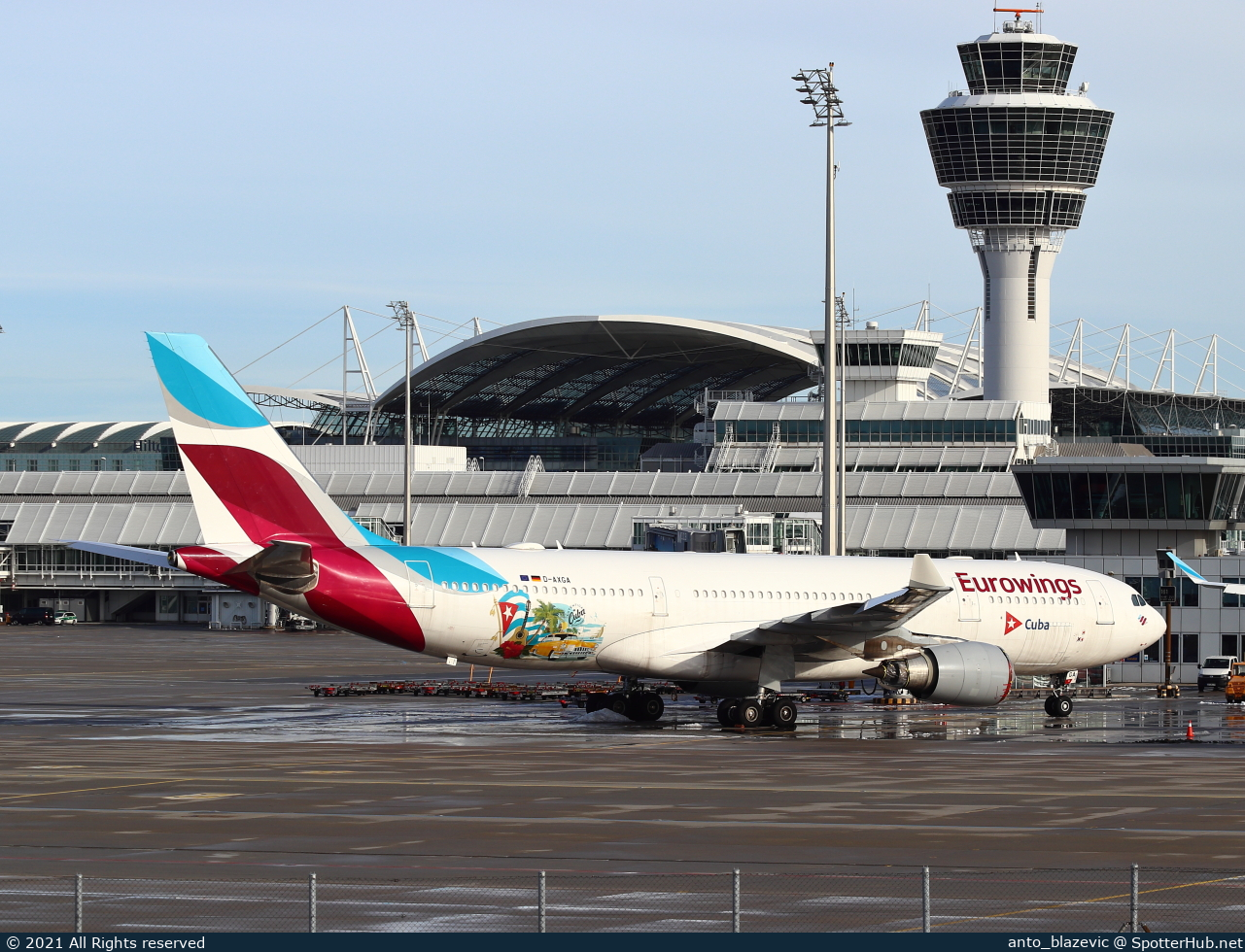 Photo of D-AXGA - Airbus A330-203 operated by Eurowings (opb SunExpress Germany)