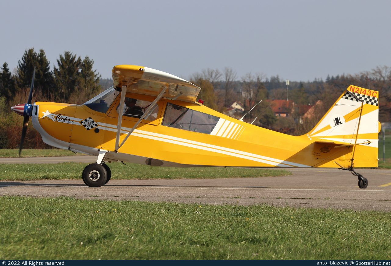 Photo of N2143C - Bellanca 7KCAB Citabria operated by Private