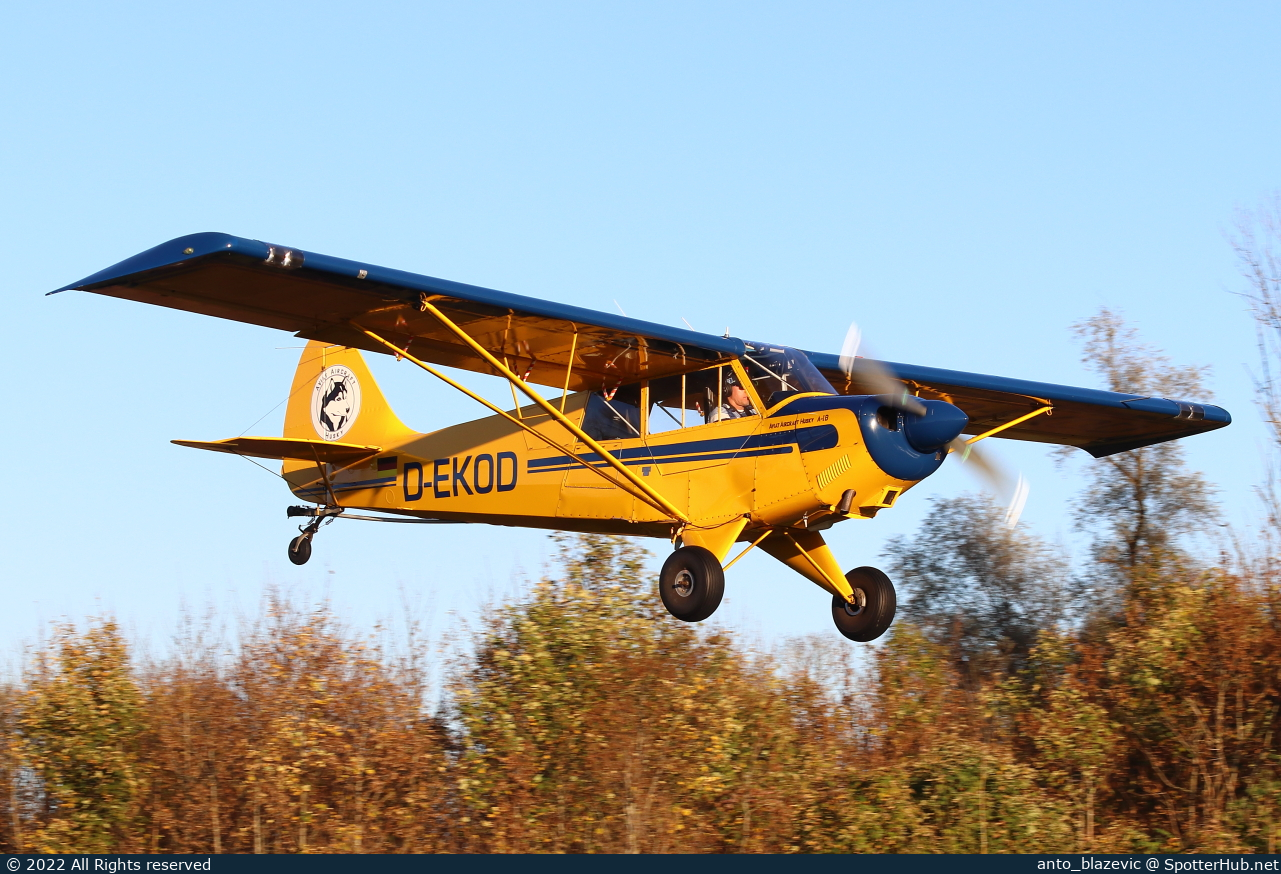 Photo of D-EKOD - Aviat A-1B Husky operated by Fliegerclub Moosburg