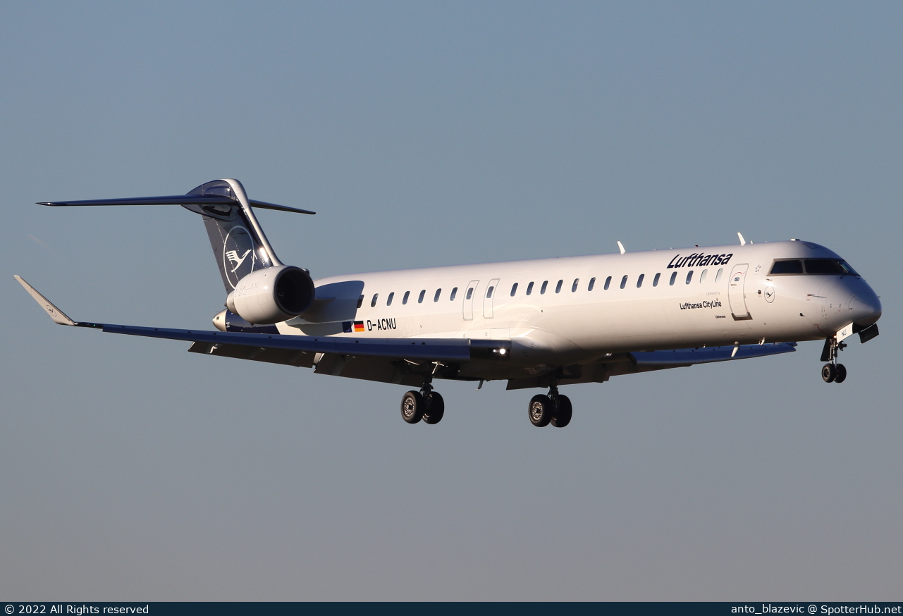 Photo of D-ACNU - Bombardier CRJ-900LR operated by Lufthansa CityLine