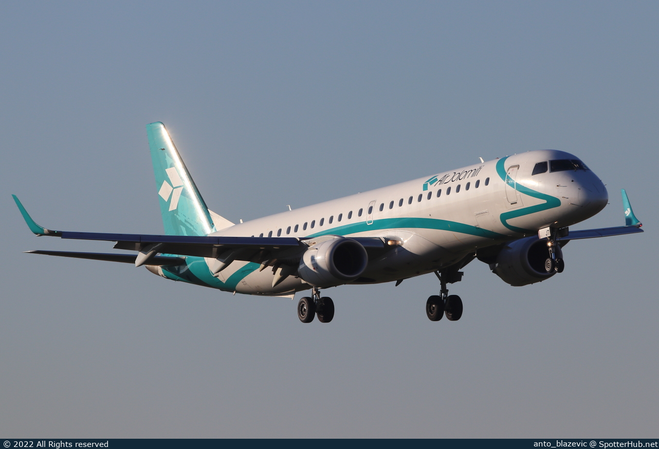 Photo of I-ADJT - Embraer ERJ-195LR operated by Air Dolomiti