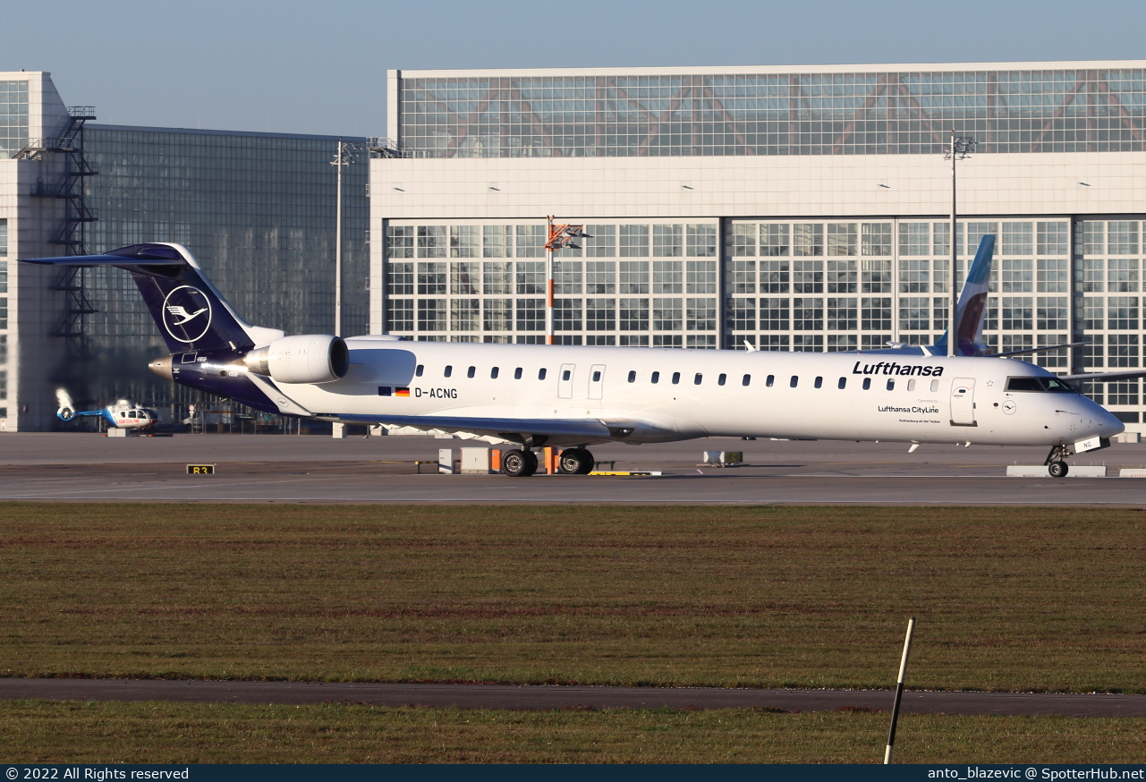 Photo of D-ACNG - Bombardier CRJ-900LR operated by Lufthansa CityLine