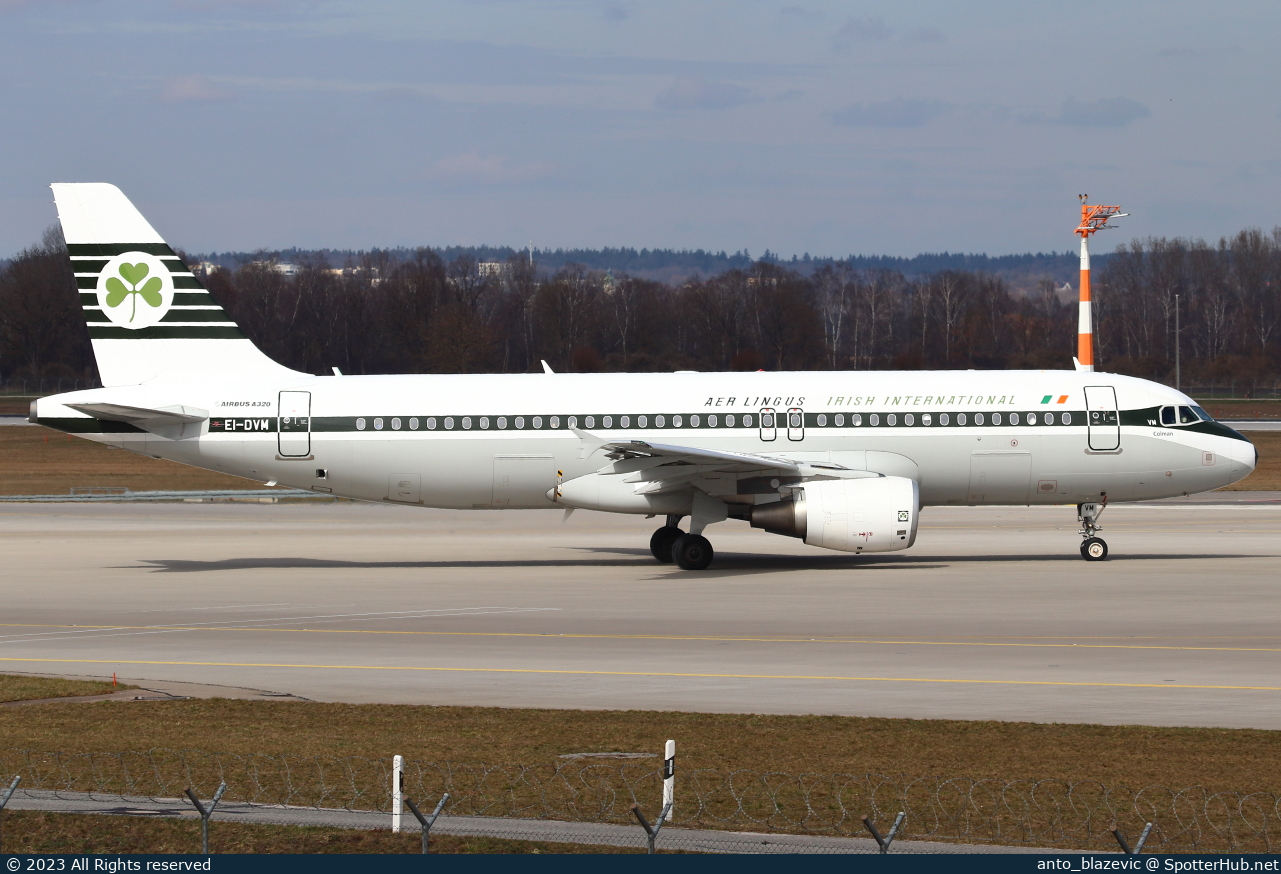 Photo of EI-DVM - Airbus A320-214 operated by Aer Lingus