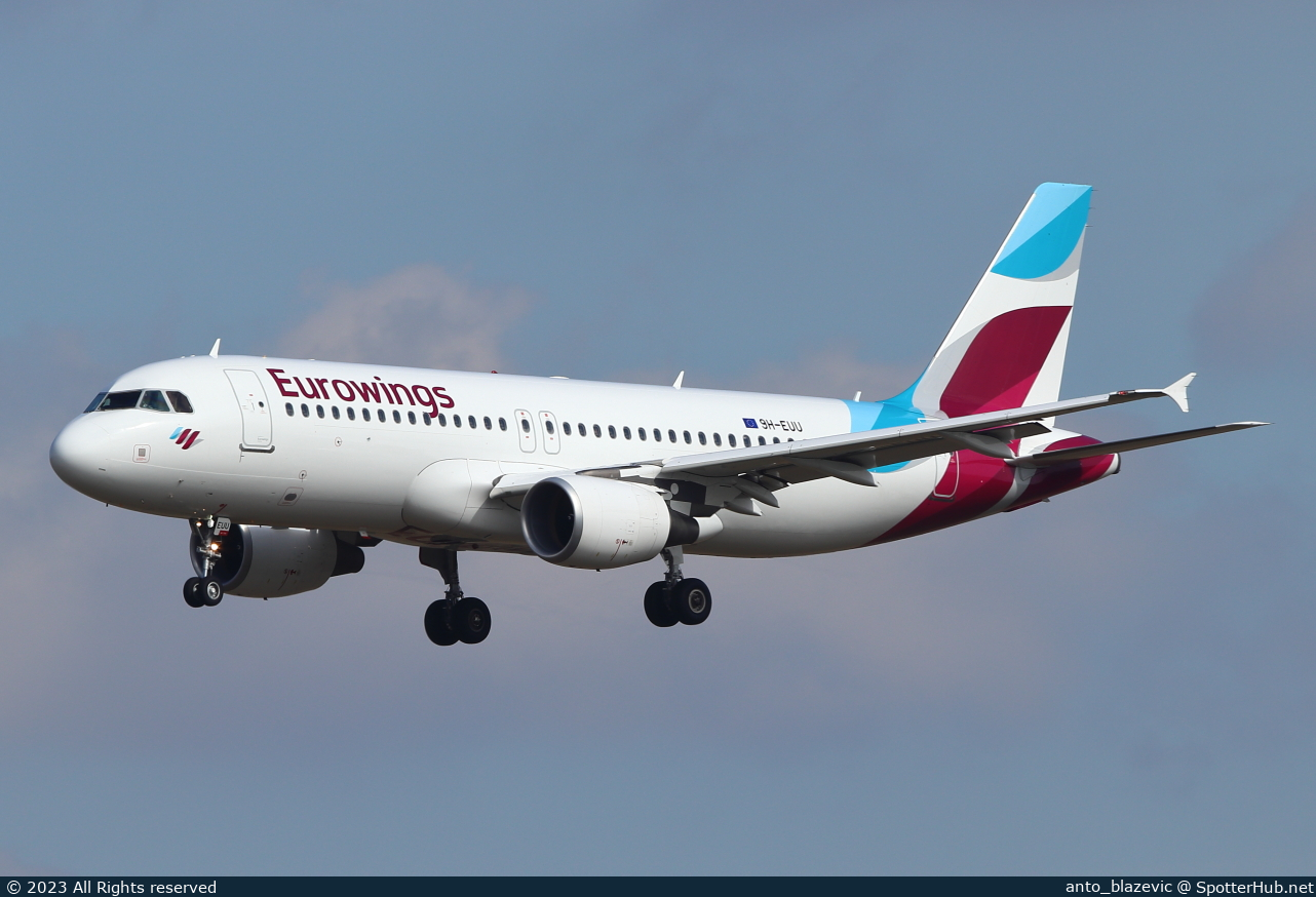 Photo of 9H-EUU - Airbus A320-214 operated by Eurowings Europe Malta