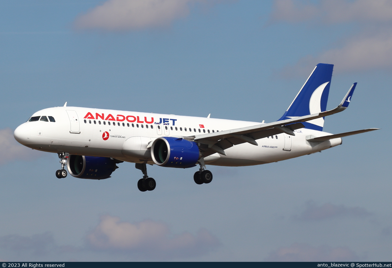 Photo of TC-LUK - Airbus A320-271N operated by AnadoluJet