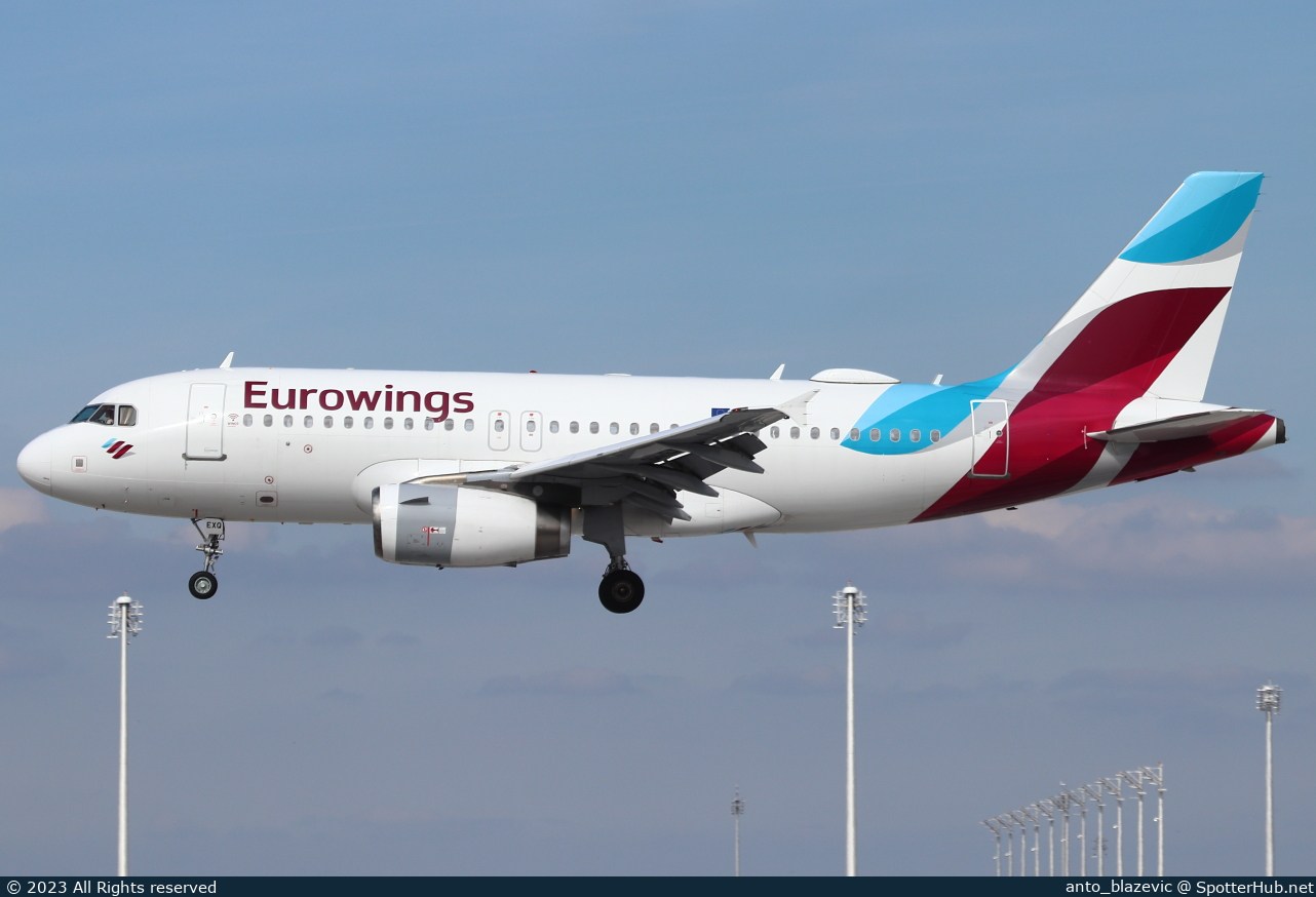 Photo of 9H-EXQ - Airbus A319-132 operated by Eurowings Europe Malta