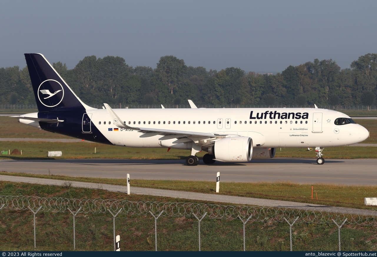 Photo of D-AIJJ - Airbus A320-271N operated by Lufthansa CityLine