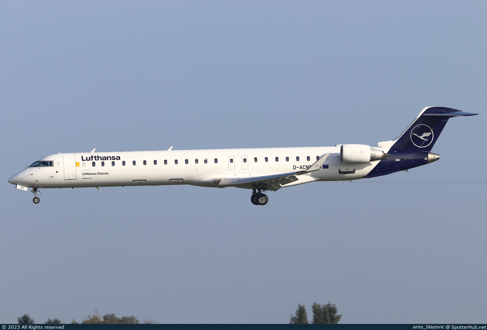 Photo of D-ACNQ - Bombardier CRJ-900LR operated by Lufthansa CityLine