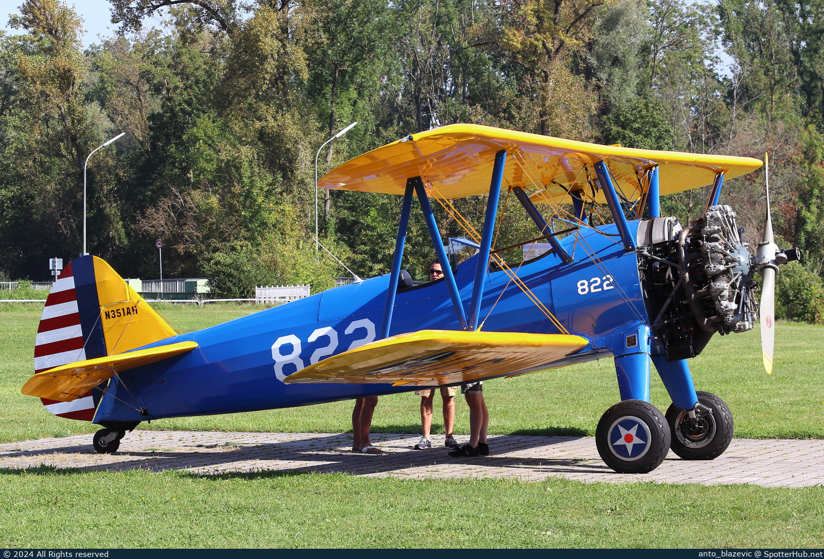 Photo of N351AH - Boeing PT-17B Kaydet operated by Private