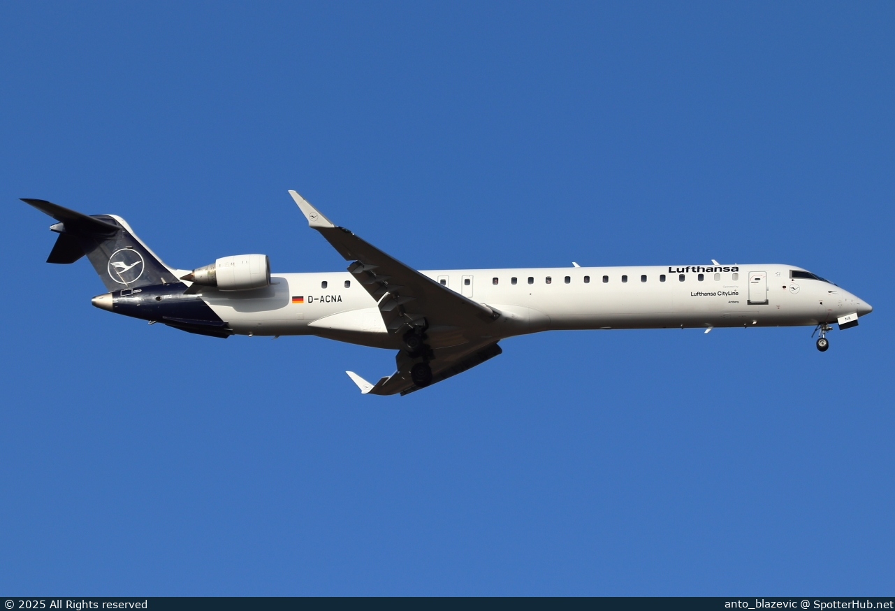 Photo of D-ACNA - Bombardier CRJ-900LR operated by Lufthansa CityLine