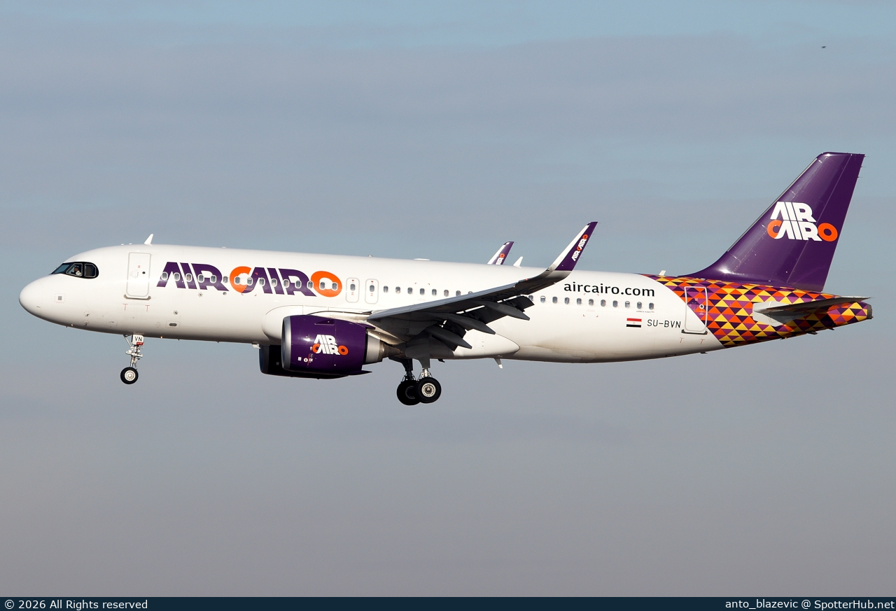 Photo of SU-BVN - Airbus A320-251N operated by Air Cairo