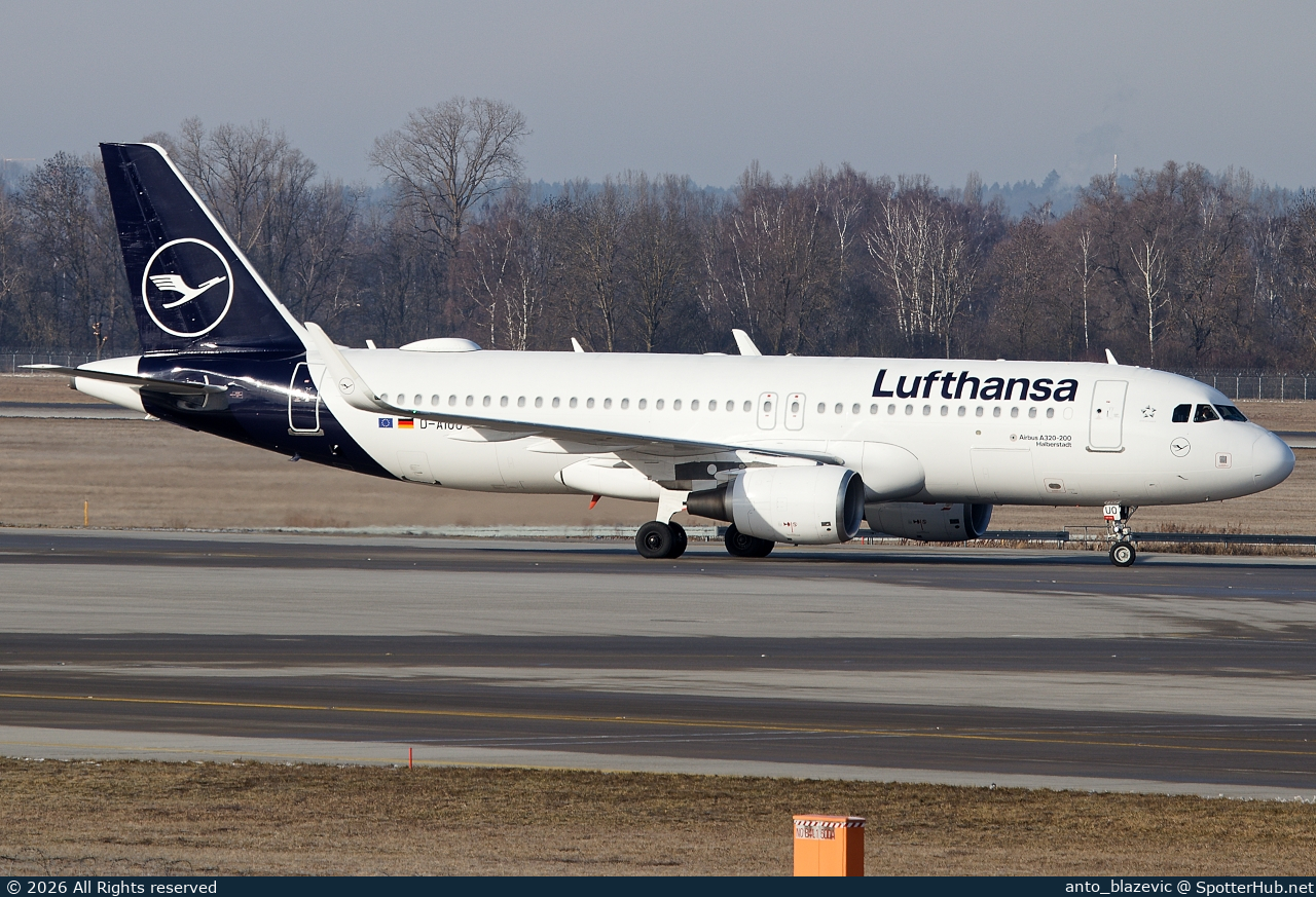 Photo of D-AIUO - Airbus A320-214 operated by Lufthansa