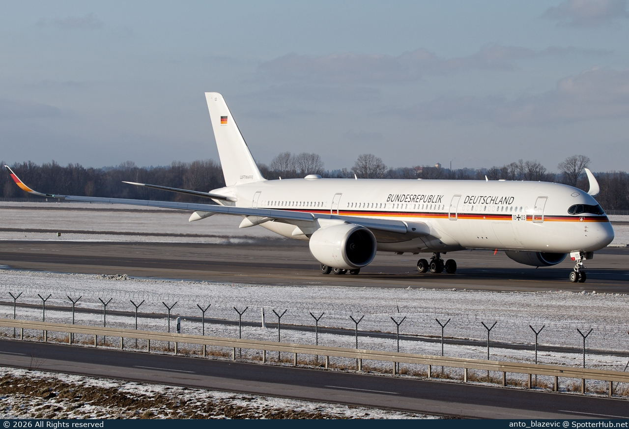 Photo of 10+03 - Airbus A350-941(CJ) operated by German Air Force
