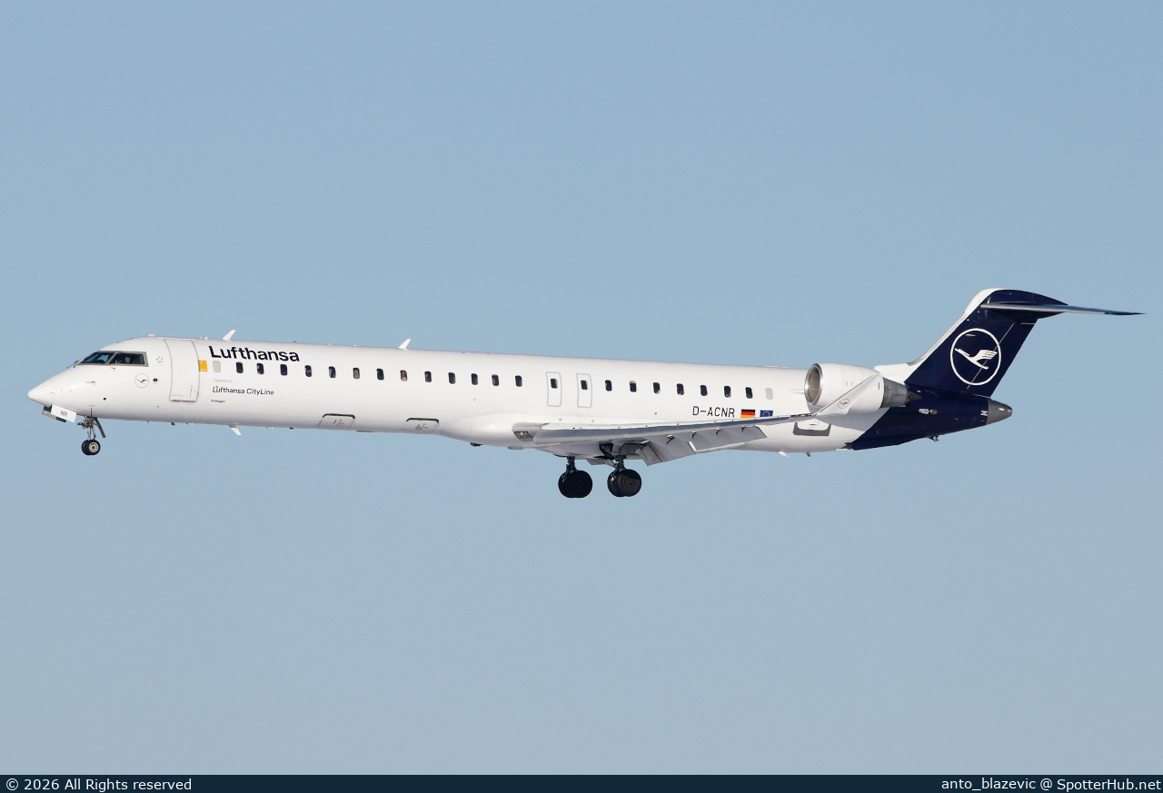 Photo of D-ACNR - Bombardier CRJ-900LR operated by Lufthansa CityLine