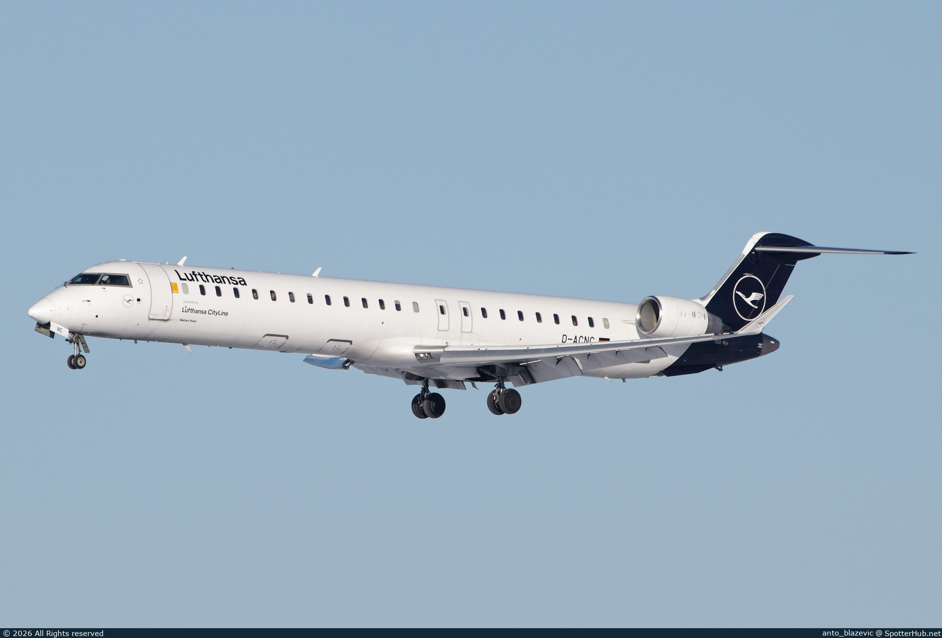 Photo of D-ACNC - Bombardier CRJ-900LR operated by Lufthansa CityLine