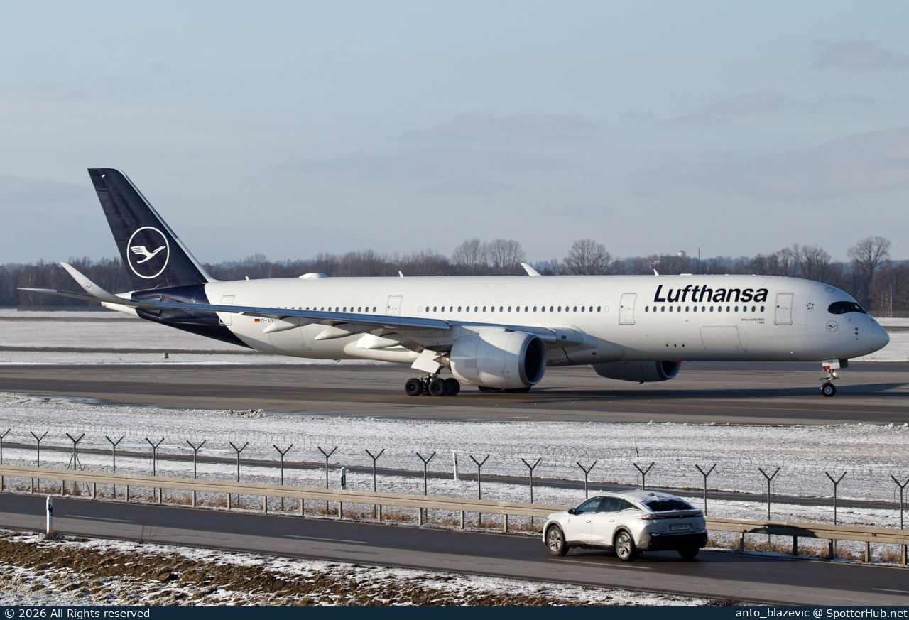 Photo of D-AIXO - Airbus A350-941 operated by Lufthansa