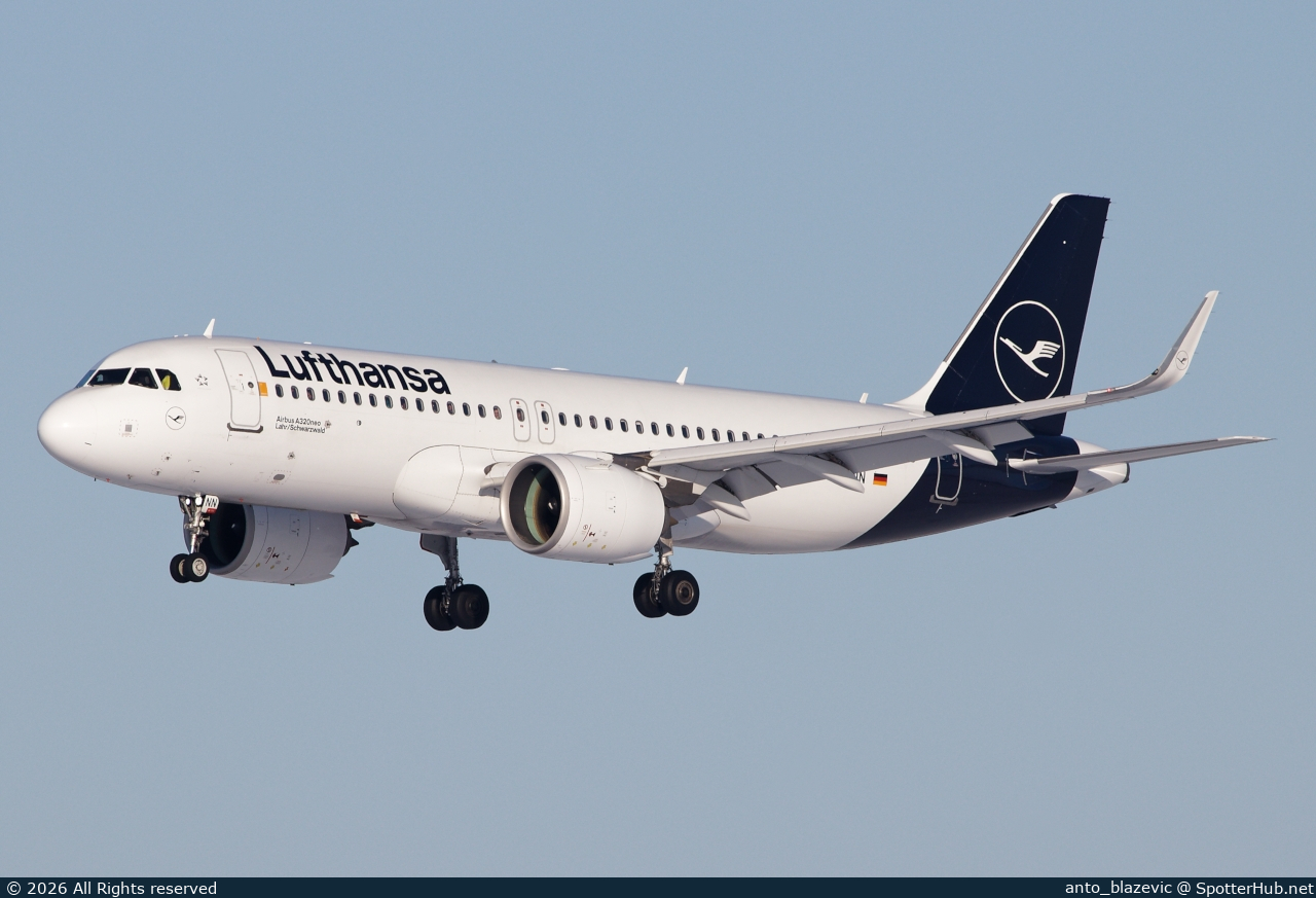 Photo of D-AINN - Airbus A320-271N operated by Lufthansa