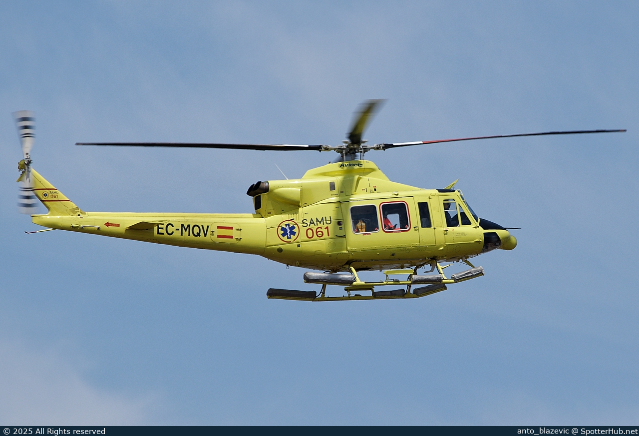 Photo of EC-MQV - Bell 412EP operated by Babcock MCS Spain