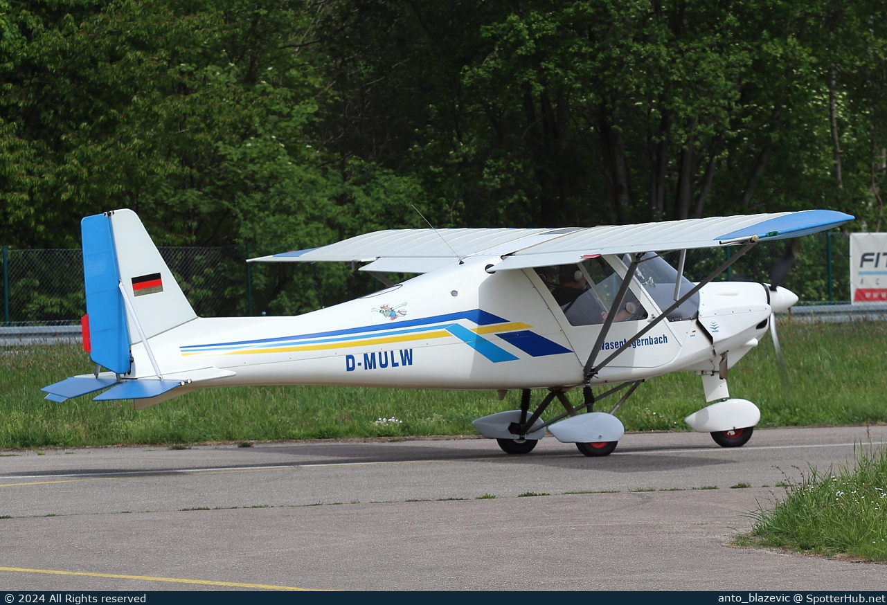 Photo of D-MULW - Comco Ikarus C42 operated by Fliegerclub Wasentegernbach