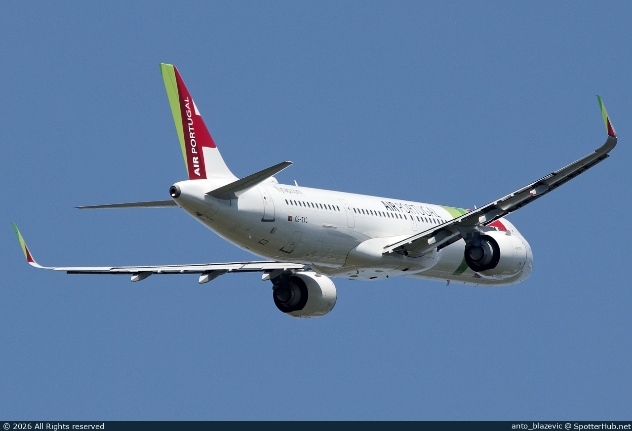 Photo of CS-TXC - Airbus A321-251NX operated by TAP Air Portugal