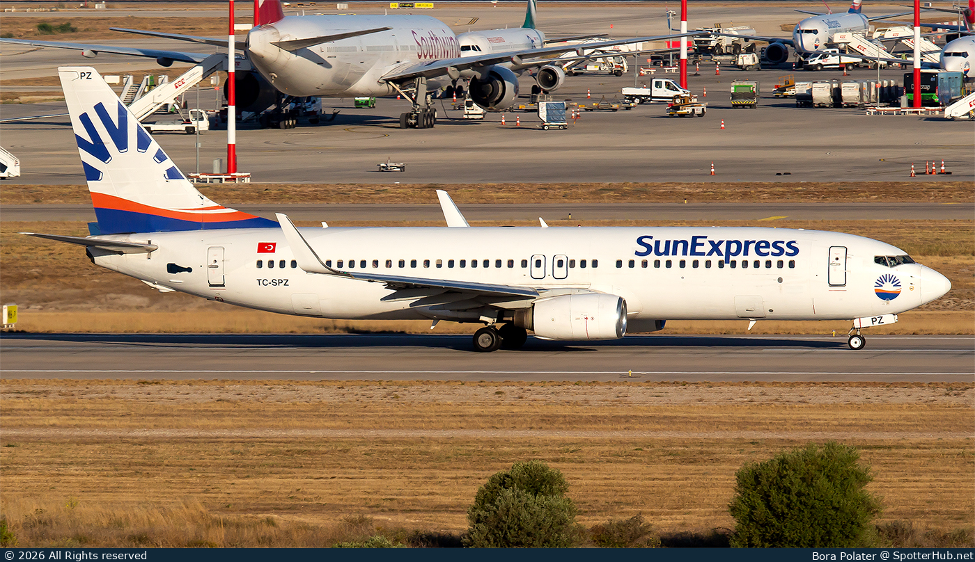 Photo of TC-SPZ - Boeing 737-8FZ operated by SunExpress
